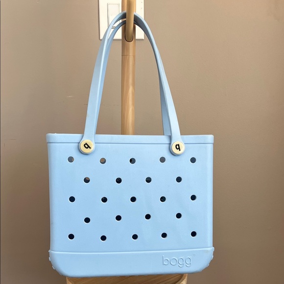 BOGG BAG Handbags - Bogg Baby Medium Bag Light Sky Blue Tote Bag with Insert Bag